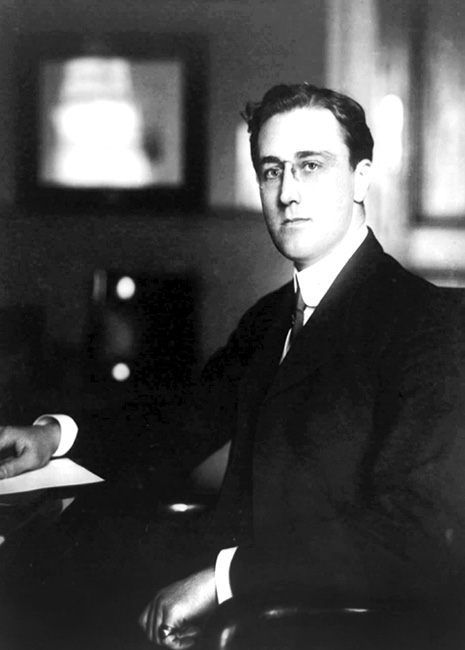 Retrato de Franklin Roosevelt realizado en 1913 cuando era secretario adjunto - photo 5