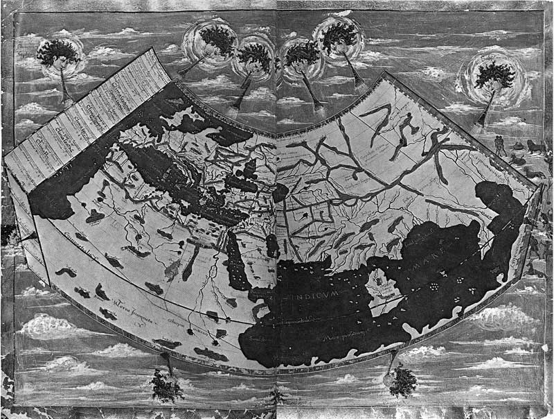 Mapamundi iluminado que data de 1460 Los europeos usaban todavía los mapas - photo 1