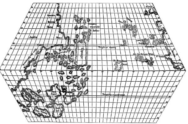 Versión restaurada del mapa que Toscanelli le envió a Colón en 1481 - photo 2