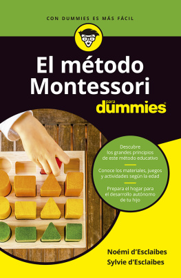 Noemi y Sylvie dEsclaibes El método Montessori para Dummies