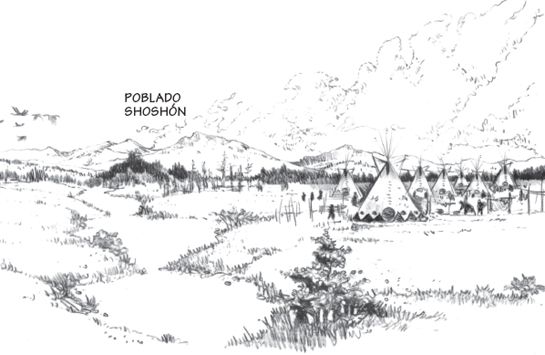 Entre mayo y septiembre los shoshones acampaban al lado de los ríos y se - photo 5