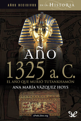 Ana María Vázquez Hoys Año 1325 a. C.