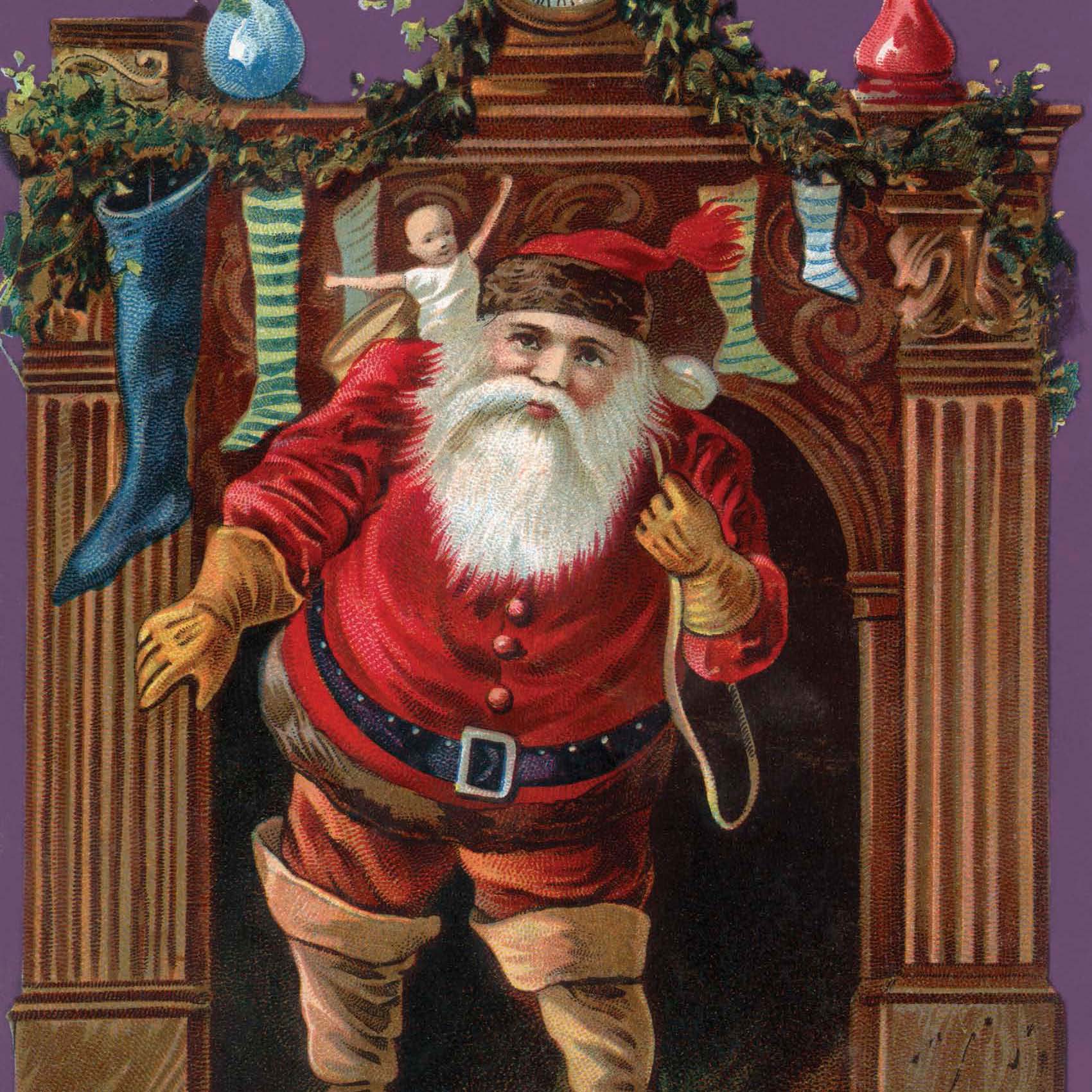 El dibujante Thomas Nast comenzó a dibujar a Santa para revistas en la década - photo 8