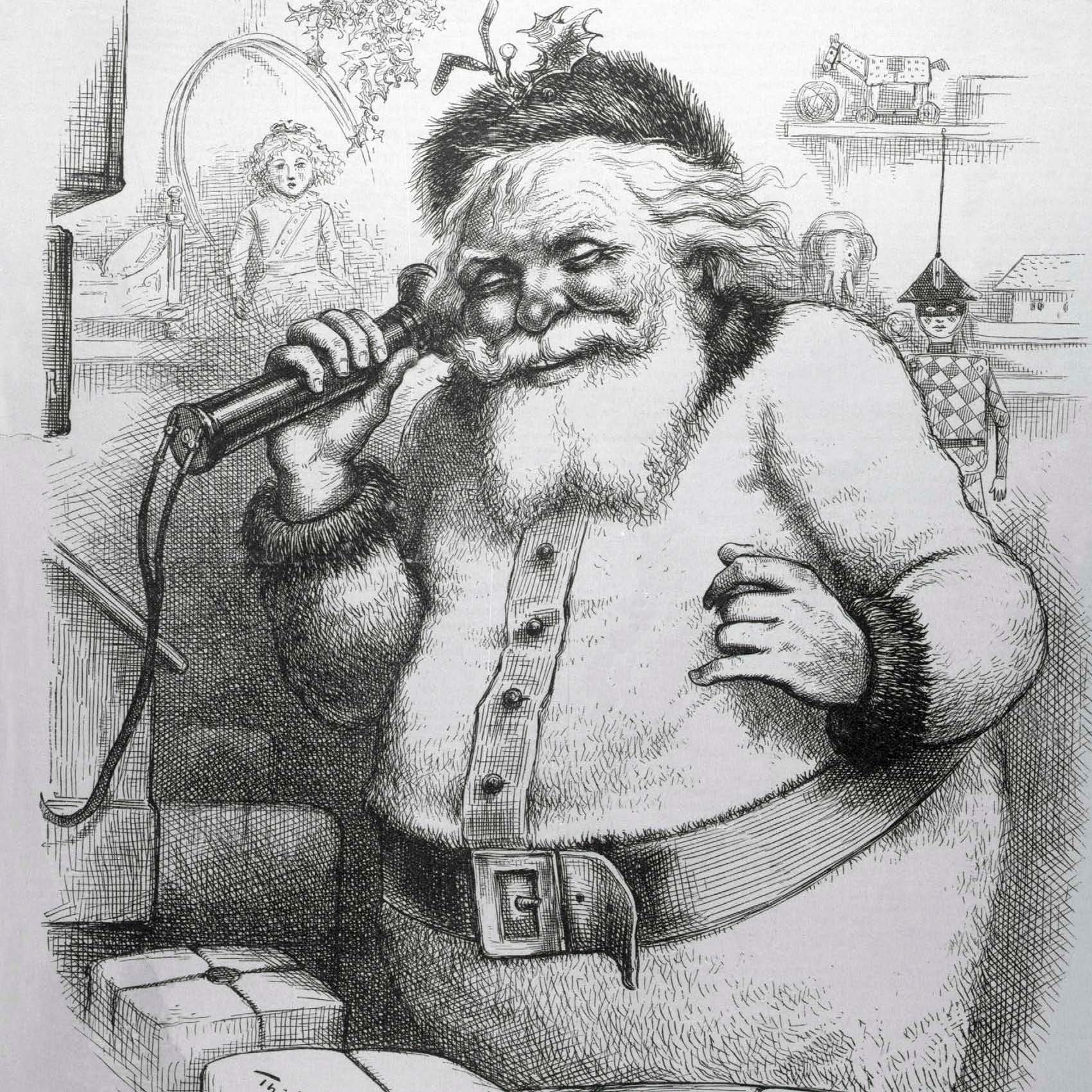 En la década de 1860 Nast comenzó a hacer ilustraciones navideñas en las que - photo 7