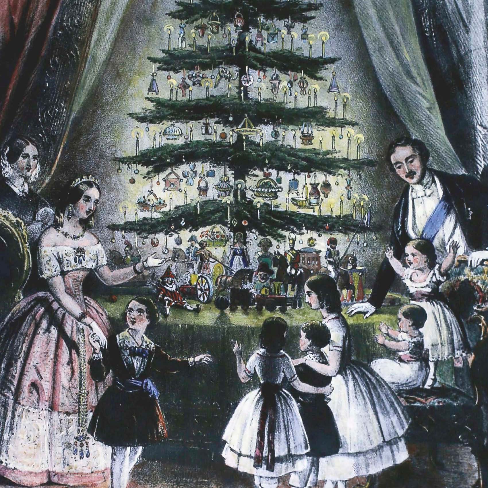 Al comienzo del siglo XIX los árboles de Navidad también eran comunes en - photo 8