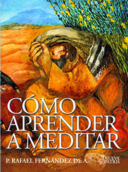 Rafael Fernández de Andraca Cómo aprender a Meditar