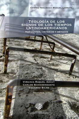 Virginia Raquel Azcuy - Teología de los Signos de los Tiempos Latinoamericanos