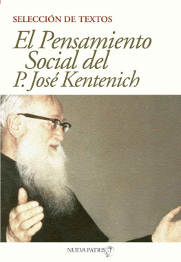 José Kentenich - El pensamiento Social
