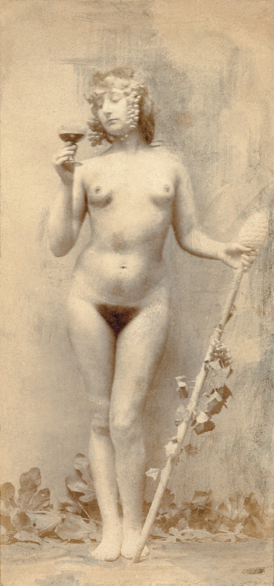 Bacante Hacia 1860 Ch Naudet Impresión en papel salado barnizado con oro - photo 8