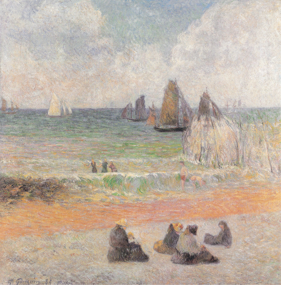 2 La playa de Dieppe 1885 óleo sobre lienzo 38 x 46 cm Museo Nacional de - photo 4