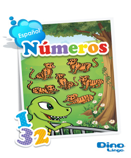 Dino Lingo - Spanish for kids - Numbers storybook