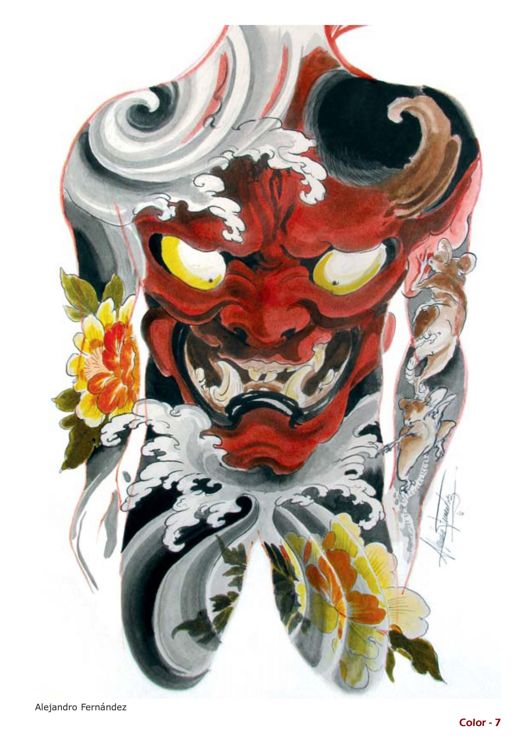 Tattoo Arte Oriental I 140 diseños pinturas bocetos con temas japoneses tibetanos y tailandeses - photo 4