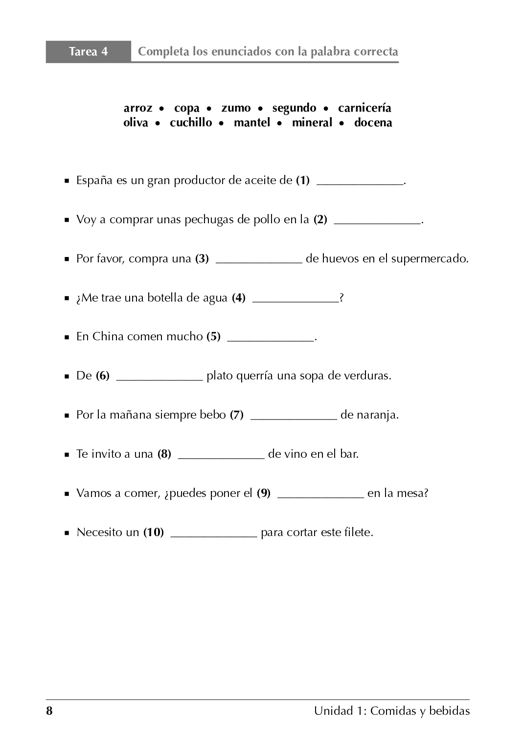 Español en 3-2-1 Vocabulario A1A2 - photo 14