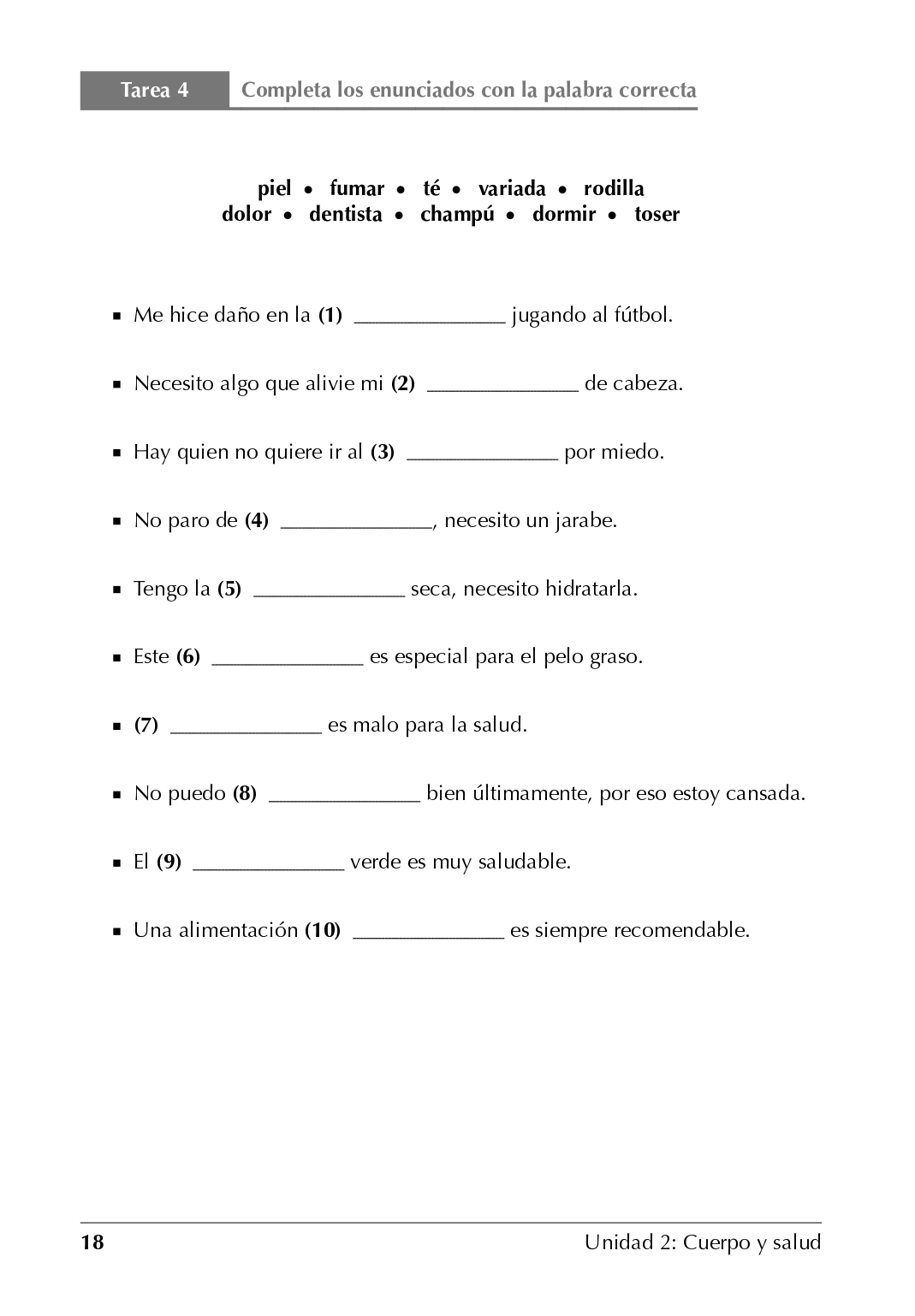 Español en 3-2-1 Vocabulario A1A2 - photo 24