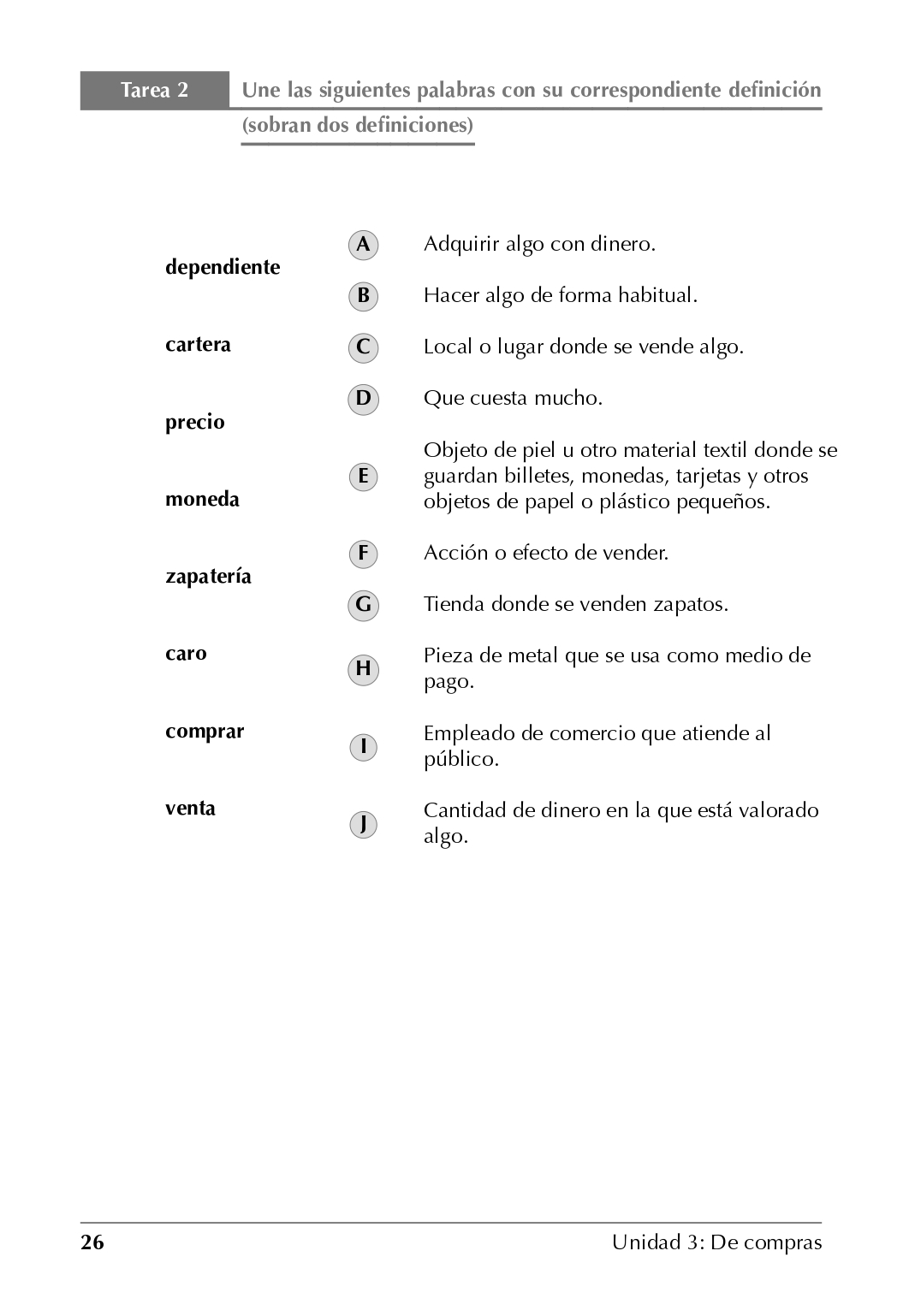 Español en 3-2-1 Vocabulario A1A2 - photo 32