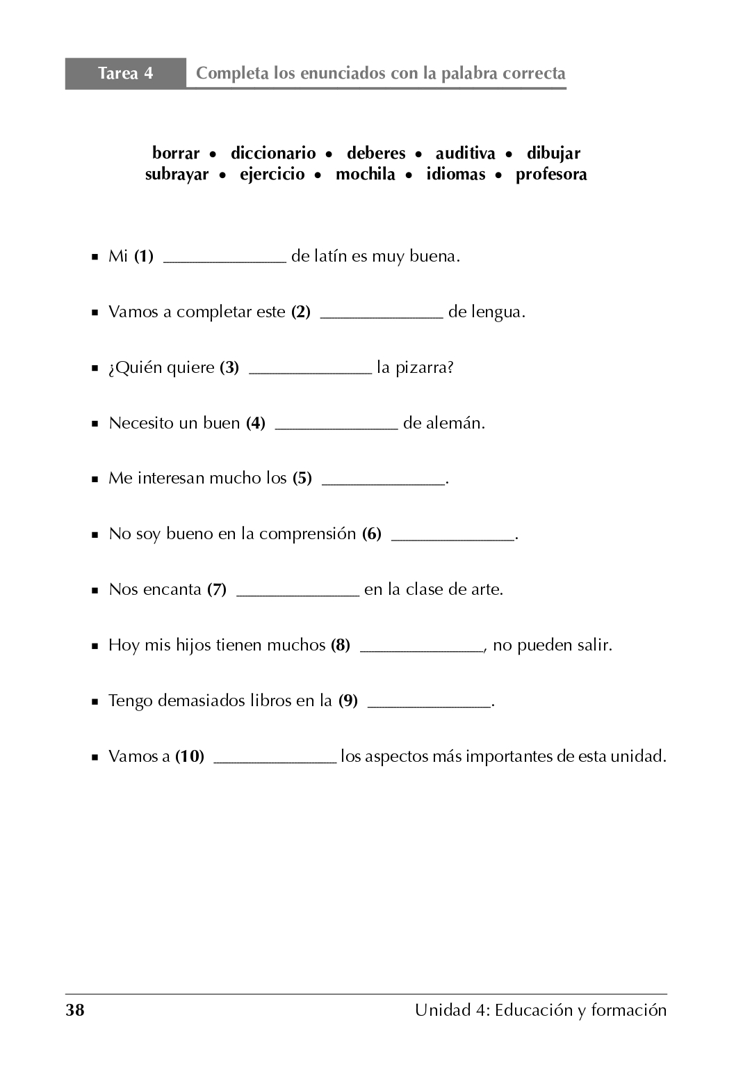 Español en 3-2-1 Vocabulario A1A2 - photo 44