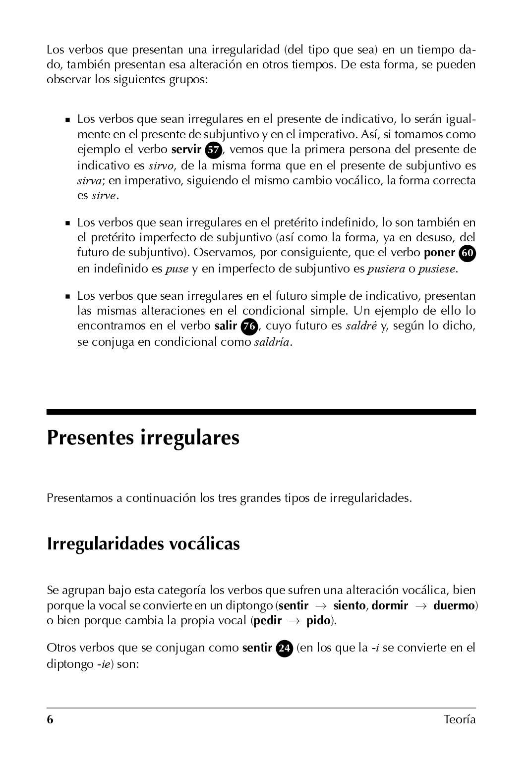 Español Avanzado Verbos Irregulares - photo 10