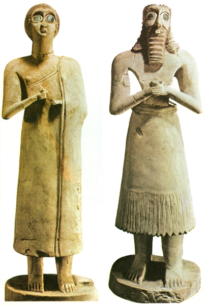 Figuras orantes de Tell Asmar Museo de Bagdad Este carácter que convierte a - photo 3