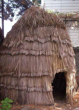 Muchos indígenas vivían en casas circulares como ésta Los acjachemem vivían - photo 4