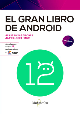 Jesús Tomás Gironés El gran libro de Android 9ed