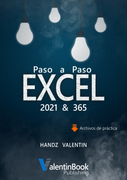 Handz Valentin - Excel 2021 y 365 Paso a Paso