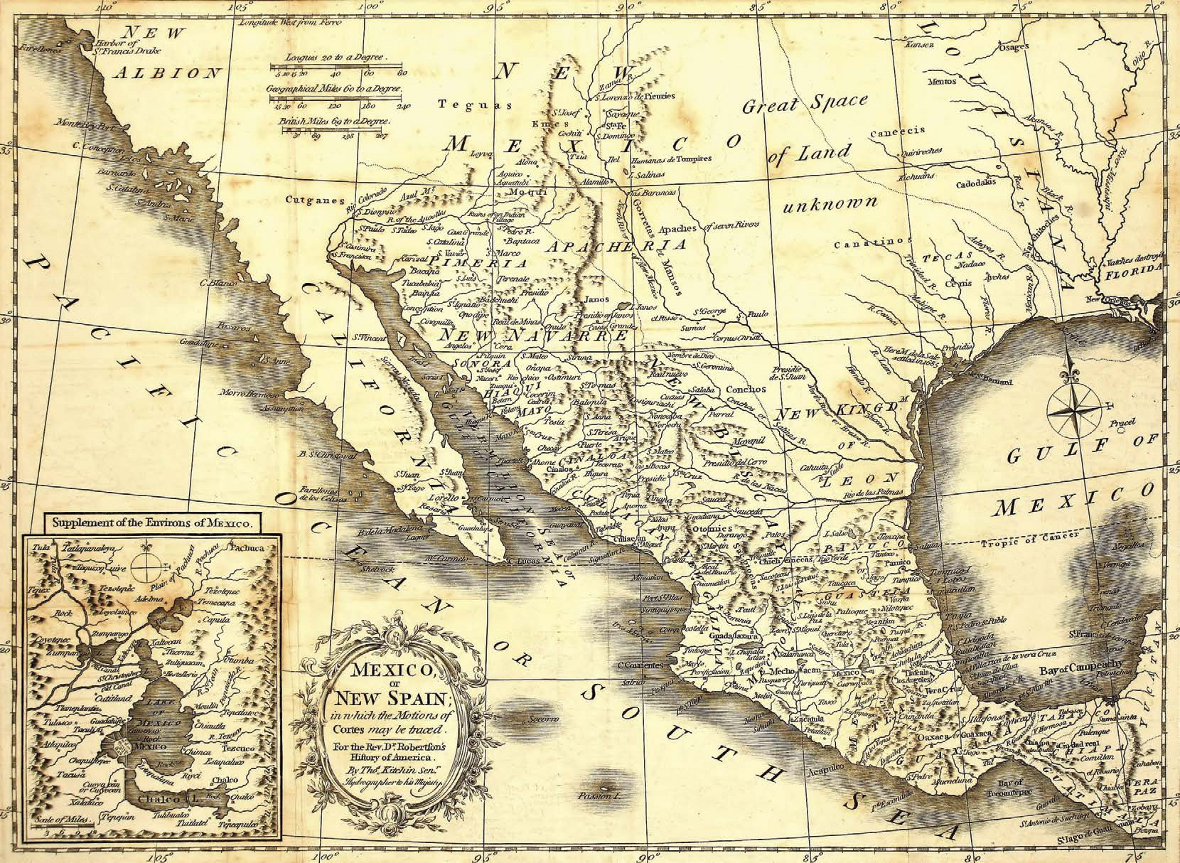 Este mapa de México se imprimió en Inglaterra en 1821 el año en que México - photo 4