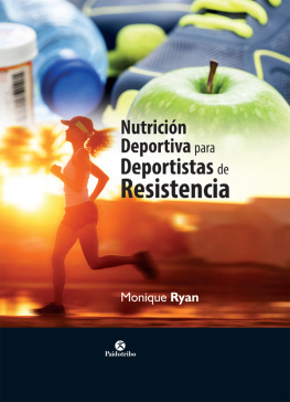 Monique Ryan Nutrición deportiva para deportistas de resistencia (bicolor)