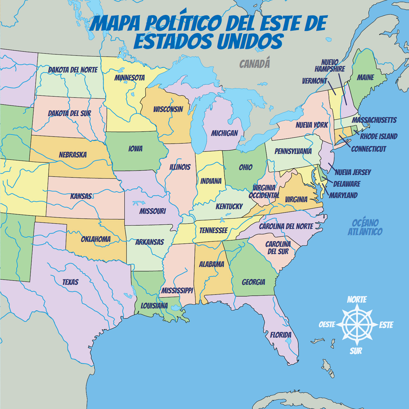 Maine es el estado ubicado más al norte en la Costa Este y Florida es el estado - photo 6