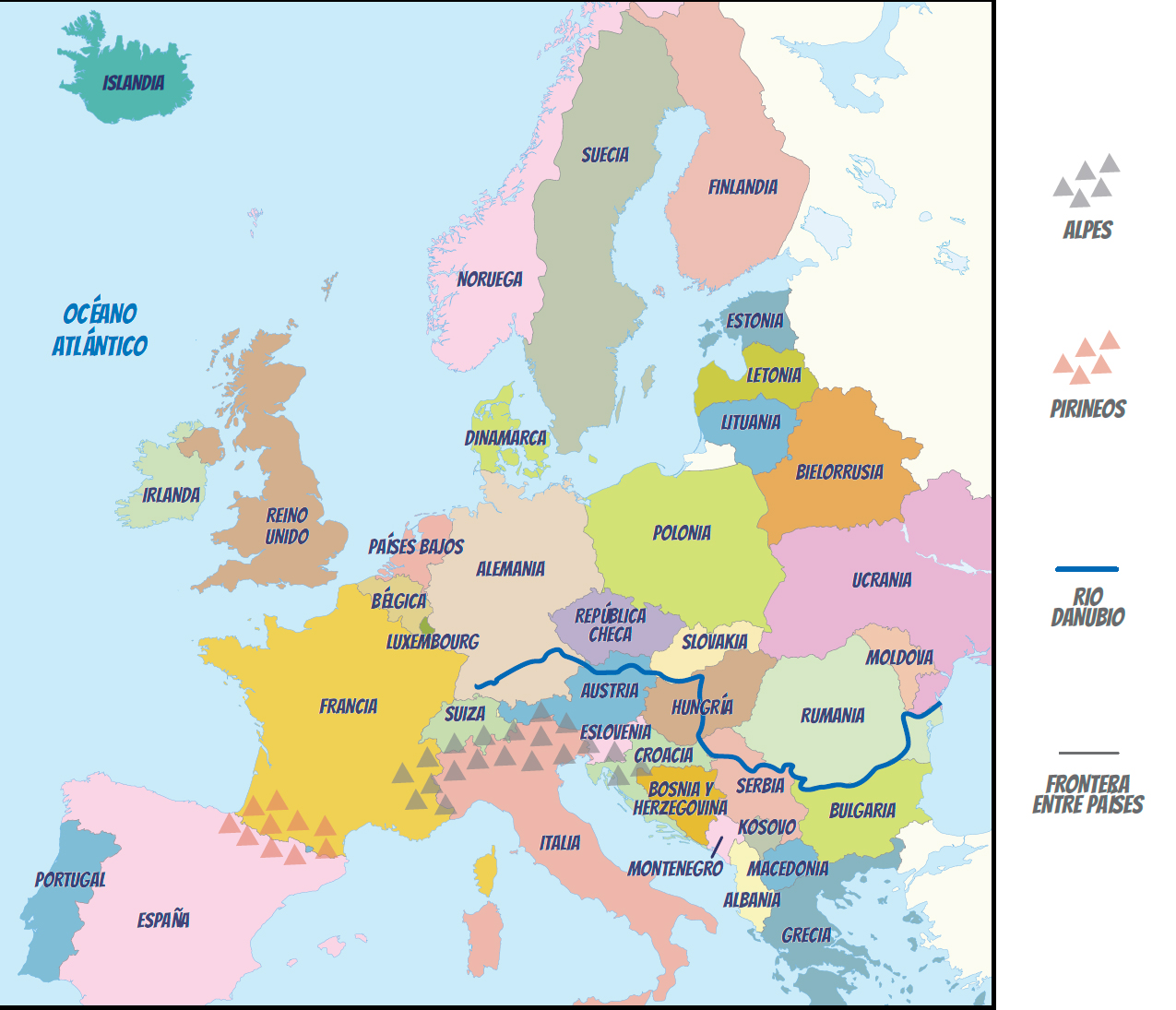 Si bien a veces los accidentes geográficos naturales conforman fronteras - photo 3