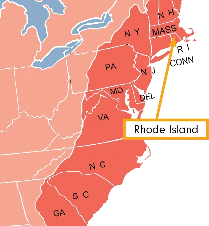 Rhode Island fue uno de los primeros estados en ratificar los Artículos de la - photo 14