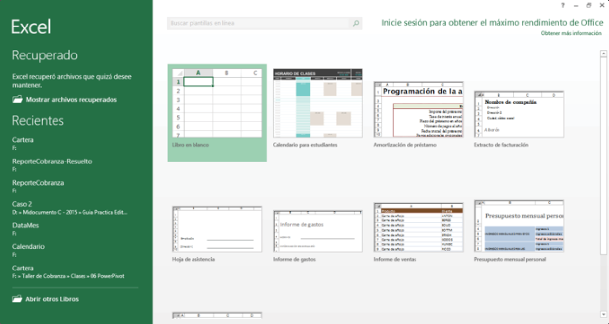 111 Abrir un libro de trabajo Para abrir un libro de Excel puede abrir un - photo 15