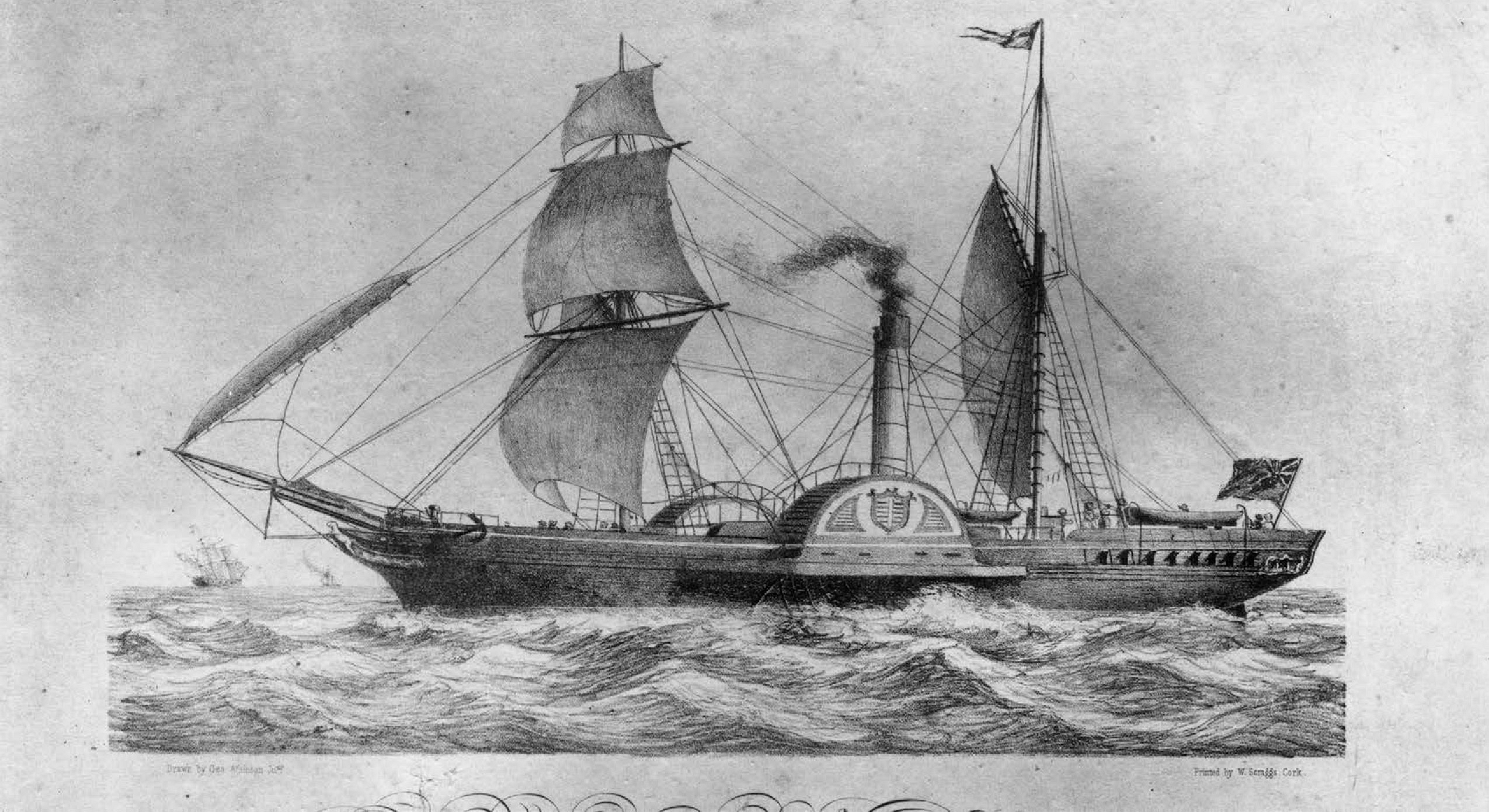 El Sirius fue uno de los primeros barcos en cruzar el océano Atlántico usando - photo 13