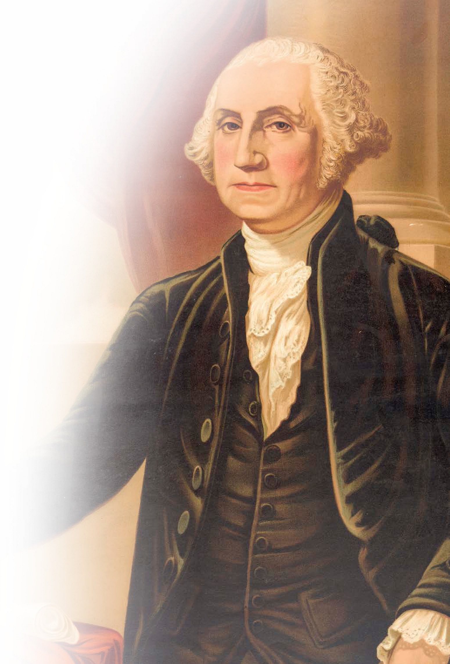 George Washington Hay una huella de una mano en la Declaracion de - photo 12