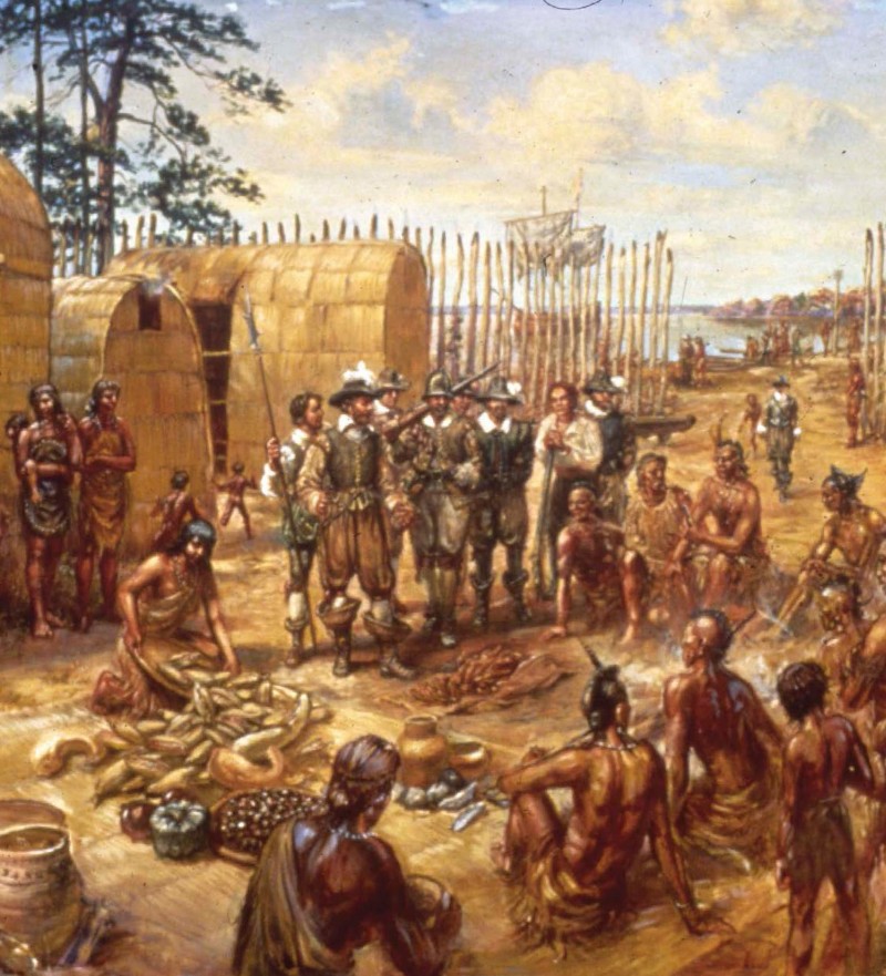 Aunque Powhatan y su gente no atacaron al principio su relación con los - photo 4