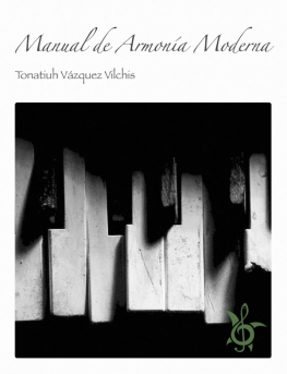Tonatiuh Vazquez Vilchis - Manual De Armonía Moderna
