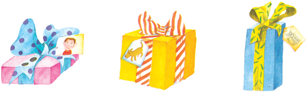 Estas cajas de regalos son cubos ves otros cubos en esta fiesta de - photo 29