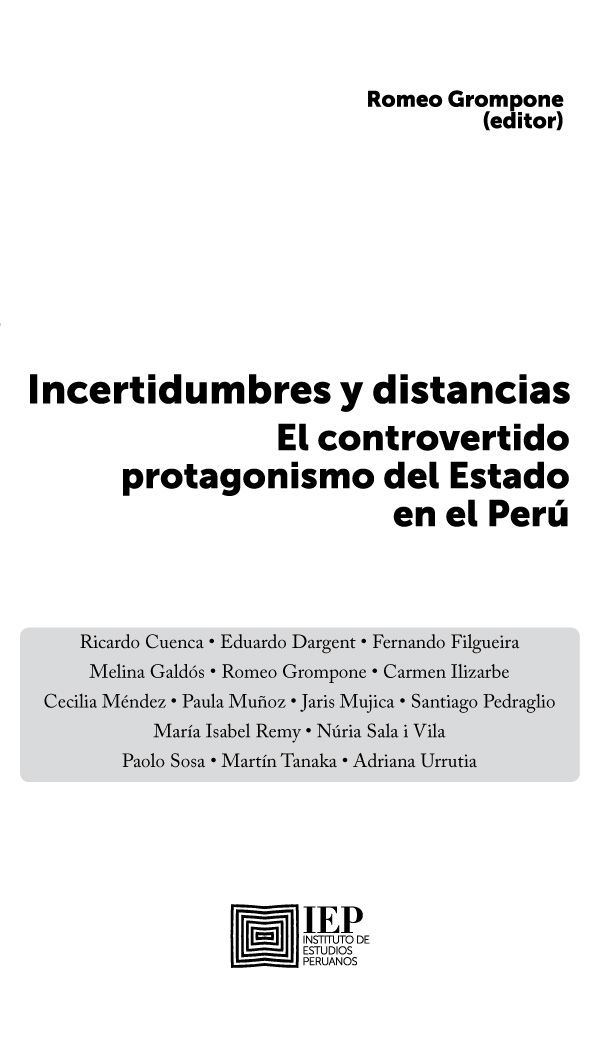 Serie Perú Problema 45 IEP INSTITUTO DE ESTUDIOS PERUANOS Horacio Urteaga - photo 1
