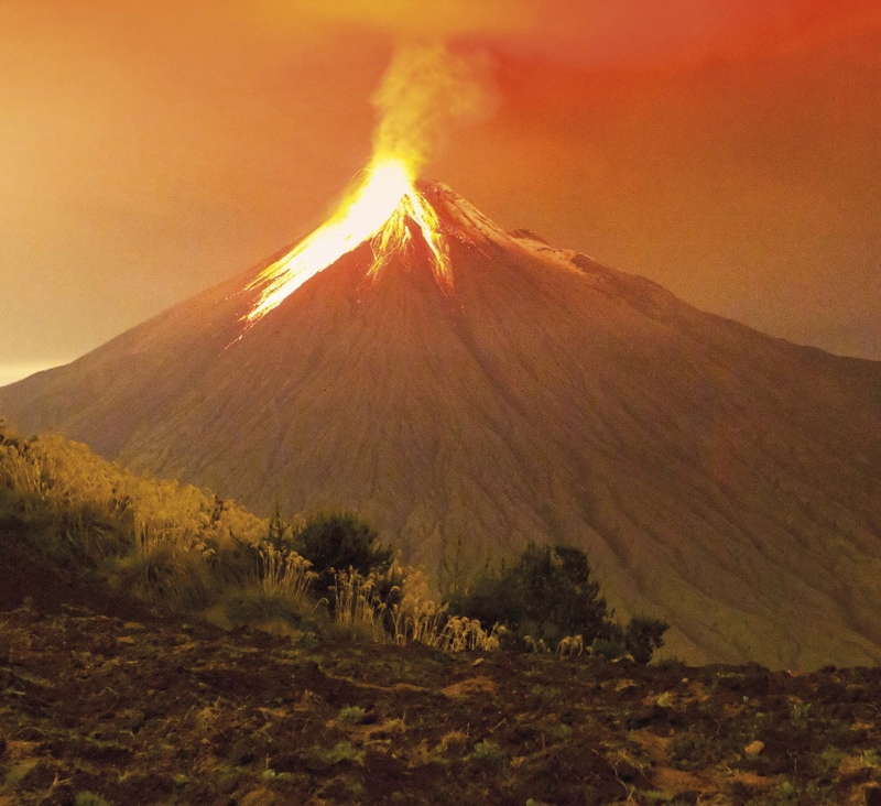 Es difícil decir cuándo entrará en erupción un volcán Algunos permanecen - photo 6