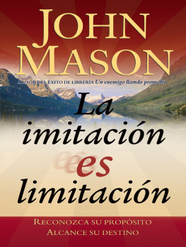John Mason La imitación es limitación
