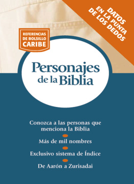 Thomas Nelson - Personajes de la Biblia: Serie Referencias de bolsillo
