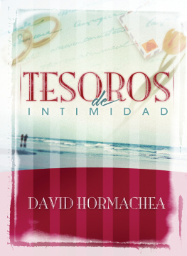 David Hormachea Tesoros de intimidad