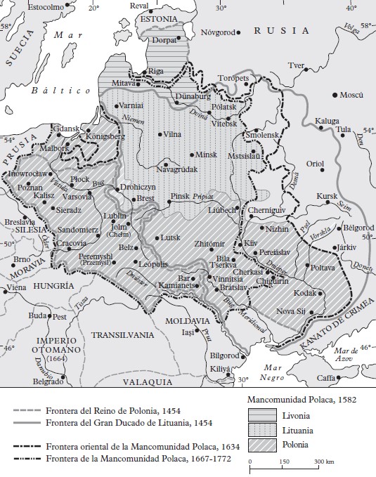 Tierras de la Mancomunidad de Polonia-Lituania en los siglos XVI-XVIII Fuente - photo 13