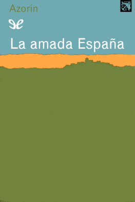 Azorín La amada España