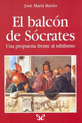 José María Barrio Maestre El balcón de Sócrates