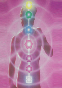 HOMBRE DE LOS CHAKRAS Observa la figura del hombre de los chakras con todos sus - photo 1