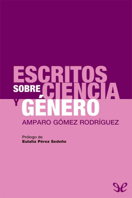 Amparo Gómez Rodríguez - Escritos sobre ciencia y género