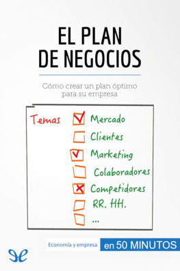 Antoine Delers El plan de negocios