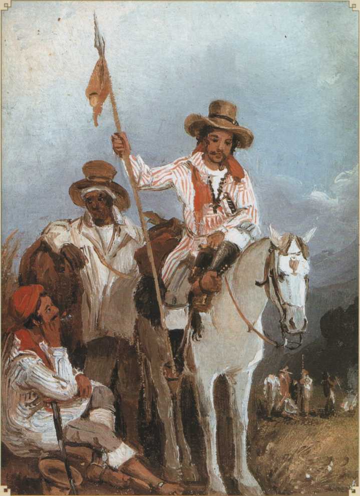 Llaneros Ferdinand Bellerman 1843 Óleo sobre cartulina Museos Estatales de - photo 2