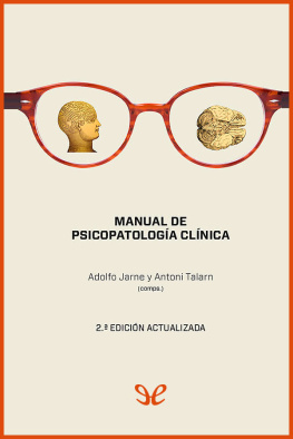 Antoni Talarn Manual de psicopatología clínica