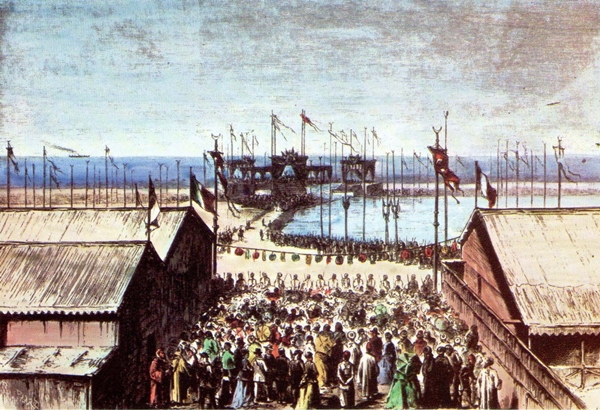 Inauguración del canal de Suez en Port Said 17 de noviembre de 1869 Si en - photo 4